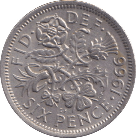 1966 SIXPENCE ( UNC ) - SIXPENCE - Cambridgeshire Coins