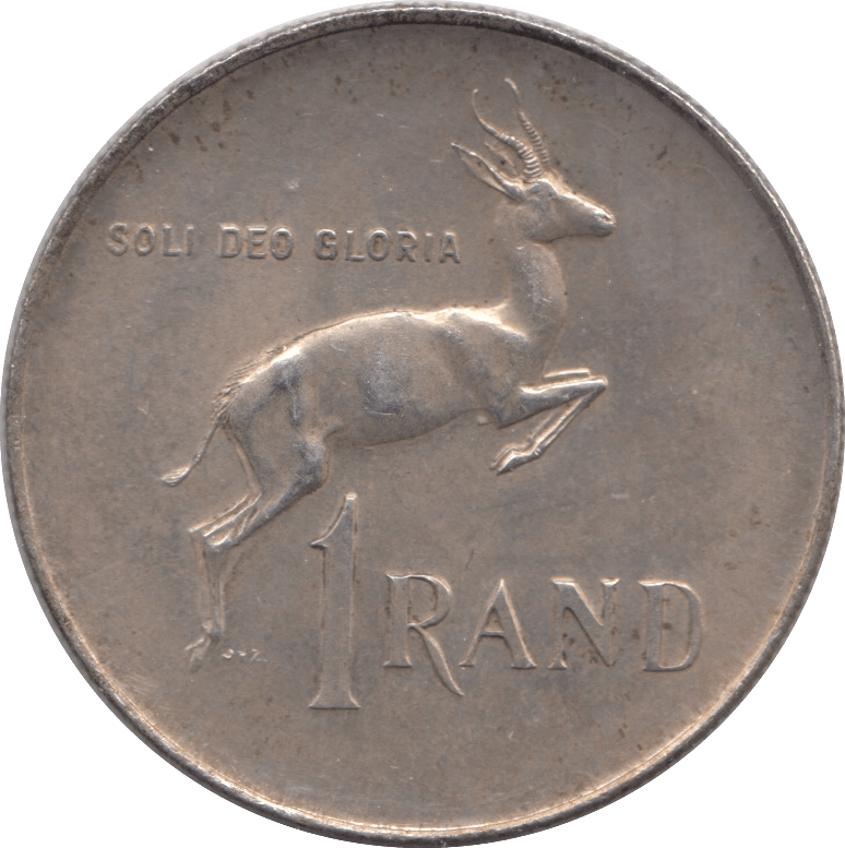1966 SOUTH AFRICA ONE RAND - SILVER WORLD COINS - Cambridgeshire Coins
