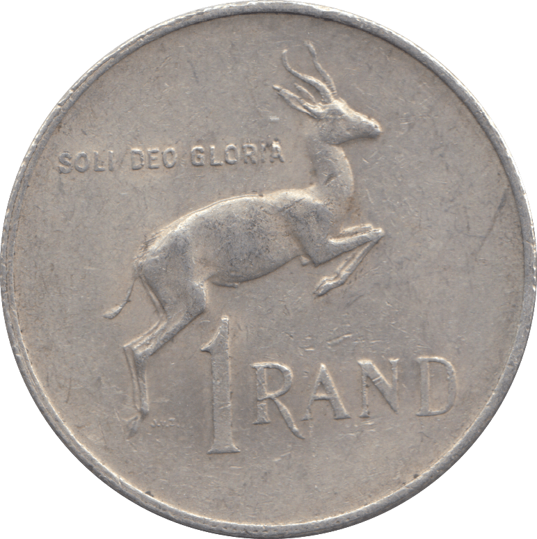 1967 1 RAND SOUTH AFRICA - WORLD COINS - Cambridgeshire Coins