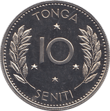 1967 10 SENITI TONGA - WORLD COINS - Cambridgeshire Coins