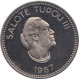 1967 10 SENITI TONGA - WORLD COINS - Cambridgeshire Coins