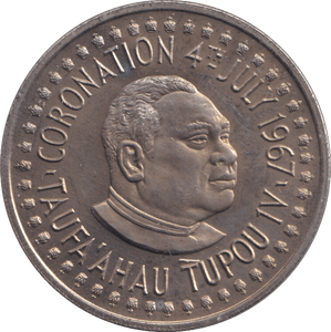 1967 20 SENITI TONGA - WORLD COINS - Cambridgeshire Coins