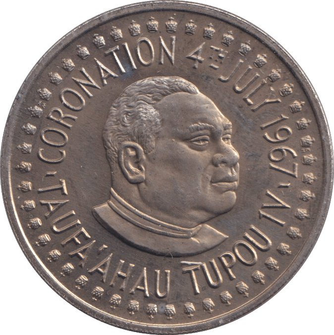 1967 20 SENITI TONGA - WORLD COINS - Cambridgeshire Coins