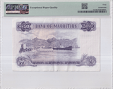 1967 BANKNOTE BANK OF MAURITIUS 50 RUPEES MAURITIUS PMG 40 EXTREMELY FINE - PMG CERTIFIED WORLD BANKNOTES - Cambridgeshire Coins