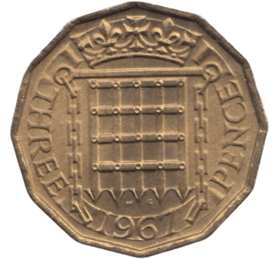 1967 BRASS THREEPENCE ( BU ) - THREEPENCE - Cambridgeshire Coins