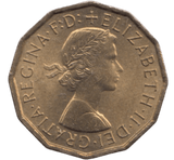 1967 BRASS THREEPENCE ( BU ) - THREEPENCE - Cambridgeshire Coins