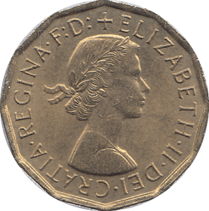 1967 BRASS THREEPENCE ( UNC ) - THREEPENCE - Cambridgeshire Coins