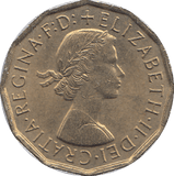 1967 BRASS THREEPENCE ( UNC ) - THREEPENCE - Cambridgeshire Coins