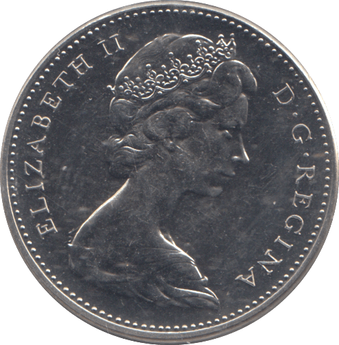 1967 CANADA 5 CENTS - WORLD COINS - Cambridgeshire Coins