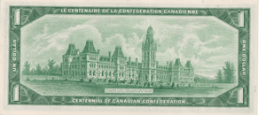 1967 CANADA ONE DOLLAR BANKNOTE REF-1741 - WORLD BANKNOTES - Cambridgeshire Coins