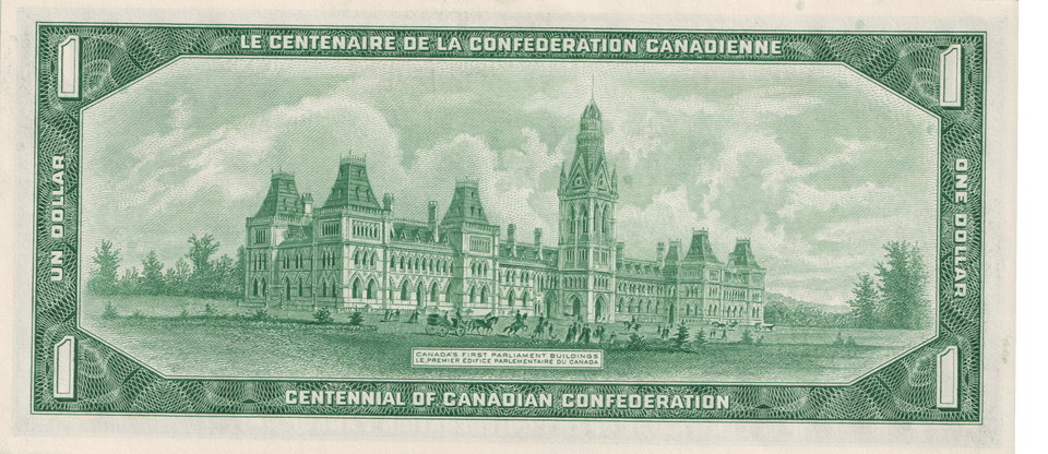 1967 CANADA ONE DOLLAR BANKNOTE REF-1741 - WORLD BANKNOTES - Cambridgeshire Coins