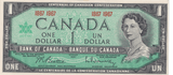 1967 CANADA ONE DOLLAR BANKNOTE REF-1741 - WORLD BANKNOTES - Cambridgeshire Coins