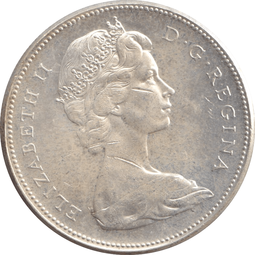 1967 DOLLAR CANADA - SILVER WORLD COINS - Cambridgeshire Coins