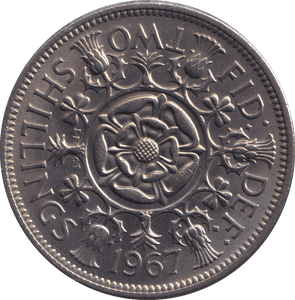 1967 FLORIN ( UNC ) - FLORIN - Cambridgeshire Coins
