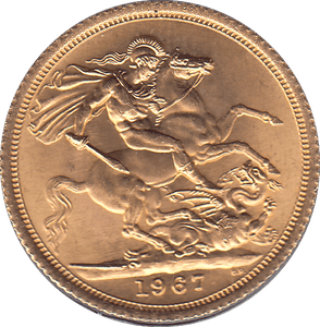 1967 GOLD SOVEREIGN ( UNC ) - Sovereign - Cambridgeshire Coins