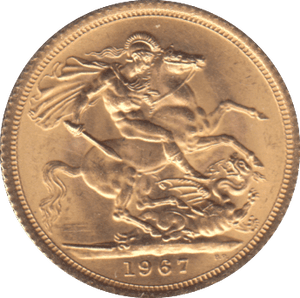 1967 GOLD SOVEREIGN ( UNC ) - SOVEREIGN - Cambridgeshire Coins