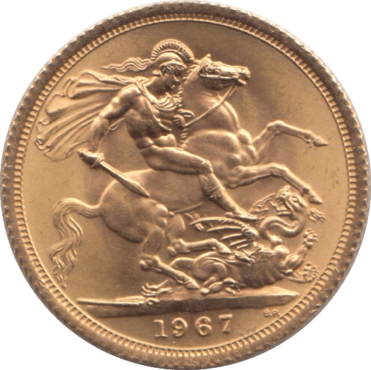 1967 GOLD SOVEREIGN ( UNC ) - Sovereign - Cambridgeshire Coins