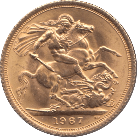1967 GOLD SOVEREIGN ( UNC ) - SOVEREIGN - Cambridgeshire Coins