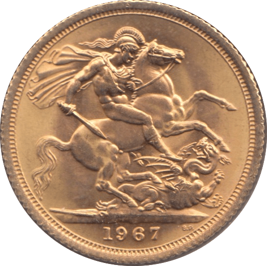 1967 GOLD SOVEREIGN ( UNC ) - SOVEREIGN - Cambridgeshire Coins