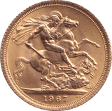 1967 GOLD SOVEREIGN ( UNC ) - SOVEREIGN - Cambridgeshire Coins