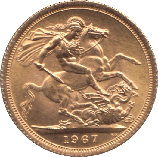 1967 GOLD SOVEREIGN ( UNC ) - SOVEREIGN - Cambridgeshire Coins