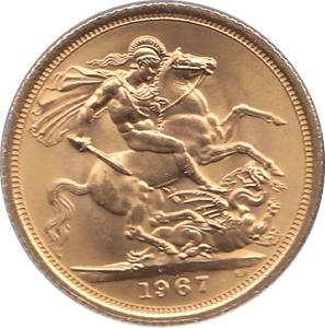1967 GOLD SOVEREIGN ( UNC ) - SOVEREIGN - Cambridgeshire Coins