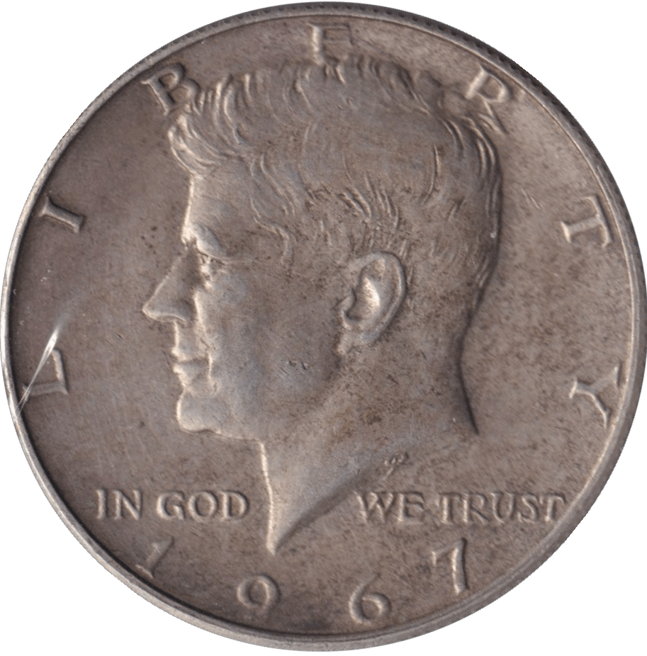 1967 HALF DOLLAR USA - WORLD COINS - Cambridgeshire Coins