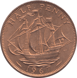 1967 HALF PENNY ( BU ) - HALFPENNY - Cambridgeshire Coins