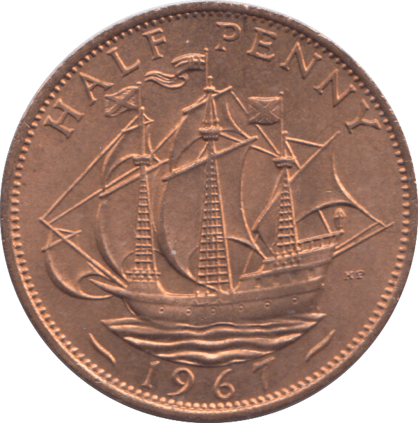 1967 HALF PENNY ( BU ) - HALFPENNY - Cambridgeshire Coins