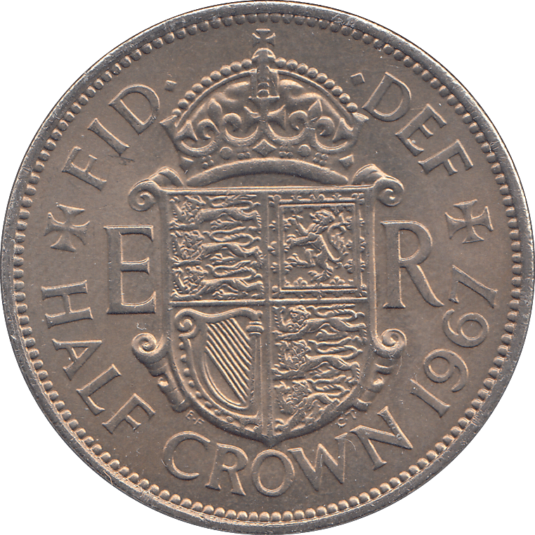 1967 HALFCROWN ( UNC ) - HALFCROWN - Cambridgeshire Coins