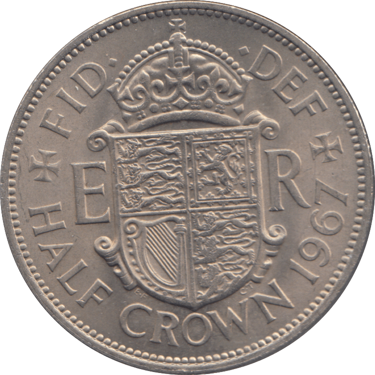 1967 HALFCROWN ( UNC ) - HALFCROWN - Cambridgeshire Coins