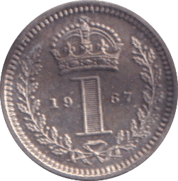 1967 MAUNDY ONE PENNY B ( UNC ) - MAUNDY ONE PENNY - Cambridgeshire Coins