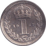 1967 MAUNDY ONE PENNY B ( UNC ) - MAUNDY ONE PENNY - Cambridgeshire Coins