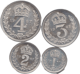1967 MAUNDY SET ELIZABETH II - Maundy Set - Cambridgeshire Coins