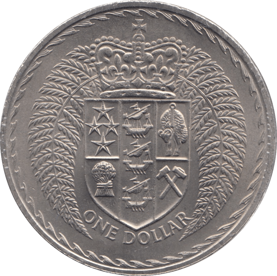 1967 NEW ZEALAND 1 DOLLAR - WORLD COINS - Cambridgeshire Coins