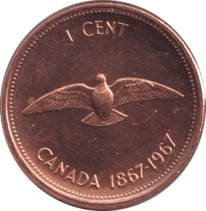 1967 ONE CENT CANADA - WORLD COINS - Cambridgeshire Coins