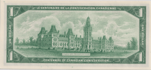 1967 ONE DOLLAR CANADA BANKNOTE REF-1774 - WORLD BANKNOTES - Cambridgeshire Coins