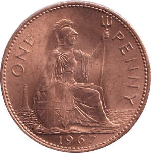 1967 PENNY ( BU ) - PENNY - Cambridgeshire Coins