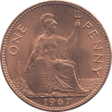 1967 PENNY ( UNC ) - PENNY - Cambridgeshire Coins