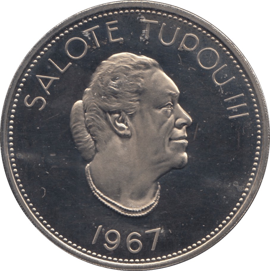 1967 PROOF FIFTY SENITI TONGA - WORLD COINS - Cambridgeshire Coins