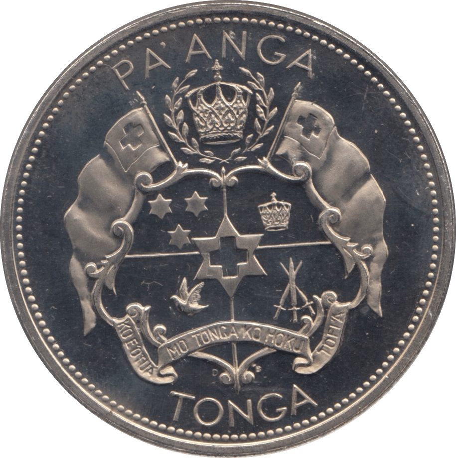 1967 PROOF FIFTY SENITI TONGA - WORLD COINS - Cambridgeshire Coins