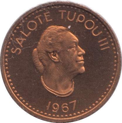 1967 PROOF ONE SENITI TONGA - WORLD COINS - Cambridgeshire Coins