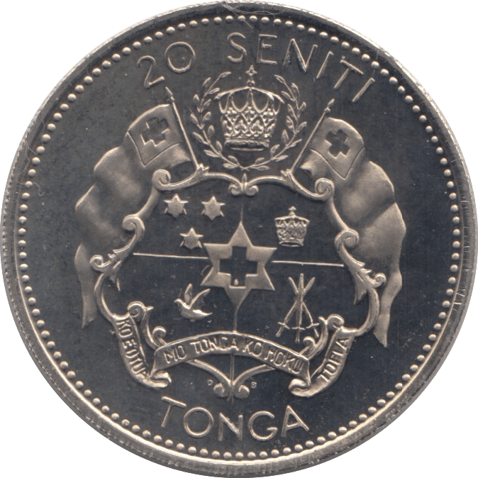 1967 PROOF TWENTY SENITI TONGA - WORLD COINS - Cambridgeshire Coins