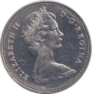 1967 SILVER 10 CENT CANADA - SILVER WORLD COINS - Cambridgeshire Coins