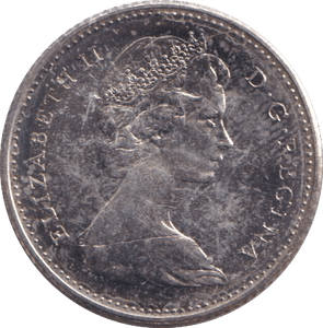 1967 SILVER 10 CENT CANADA - SILVER WORLD COINS - Cambridgeshire Coins