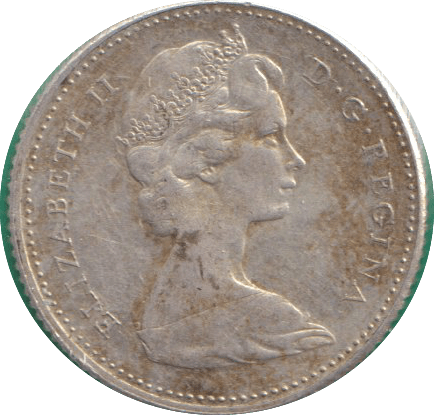 1967 SILVER 10 CENTS CANADA - SILVER WORLD COINS - Cambridgeshire Coins
