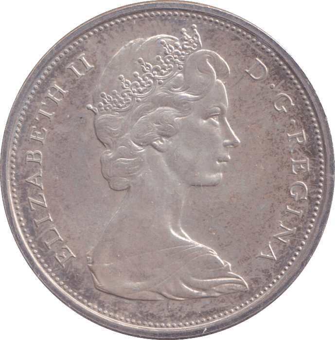 1967 SILVER 50 CENT CANADA - SILVER WORLD COINS - Cambridgeshire Coins