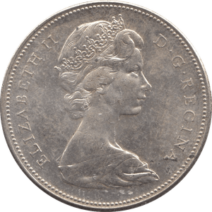 1967 SILVER DOLLAR CANADA - SILVER WORLD COINS - Cambridgeshire Coins