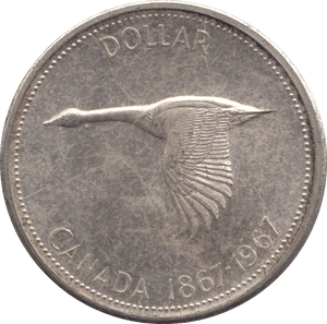 1967 SILVER DOLLAR CANADA - SILVER WORLD COINS - Cambridgeshire Coins