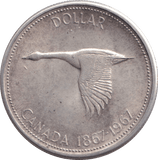1967 SILVER DOLLAR CANADA - WORLD COINS - Cambridgeshire Coins